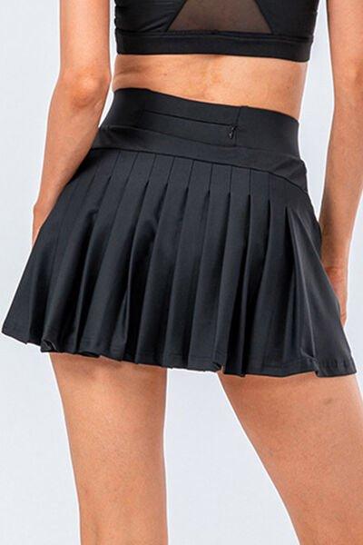 Kourtnee Activewear Pleated Skirt - Klazzi Fashion Boutique