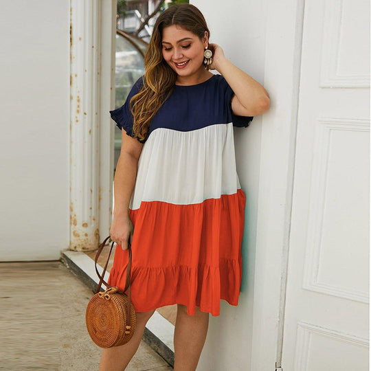 Layered Plus Size Summer Dress - Klazzi Fashion Boutique