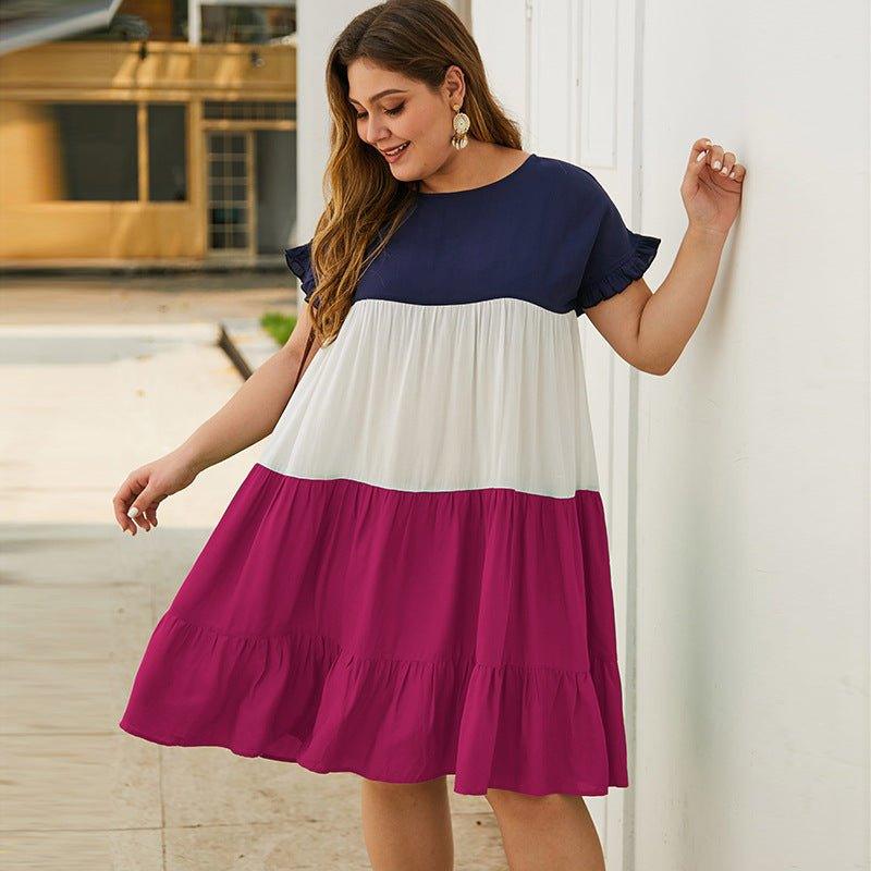 Layered Plus Size Summer Dress - Klazzi Fashion Boutique