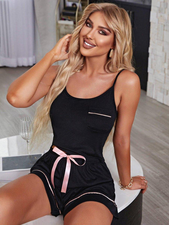 Lazy Cami Lounge Set - Klazzi Fashion Boutique