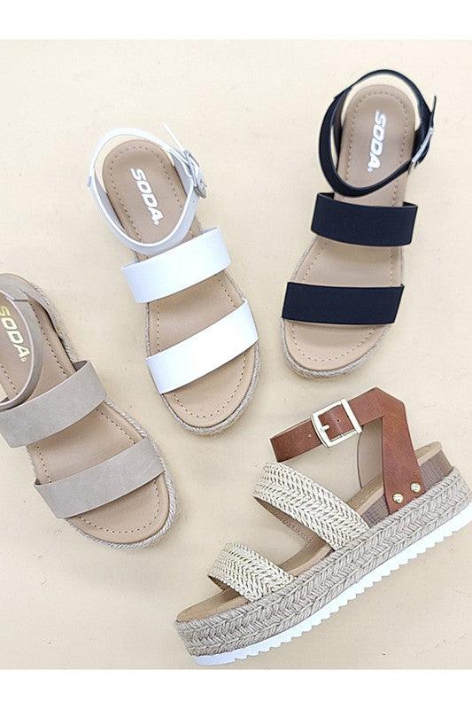 LIDIA ESPADRILLE SANDALS - Klazzi Fashion Boutique