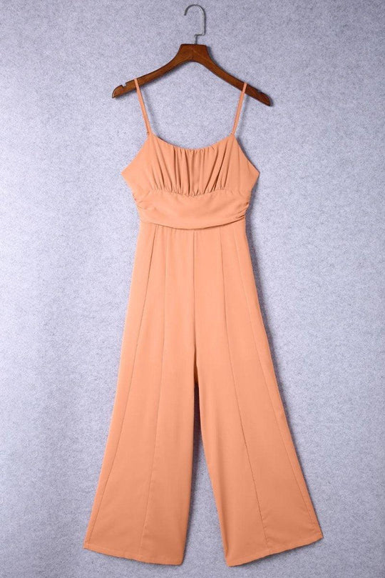 Lizzy Backless Knot Wide - Leg Jumpsuit - Klazzi Fashion Boutique