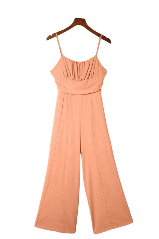 Lizzy Backless Knot Wide - Leg Jumpsuit - Klazzi Fashion Boutique