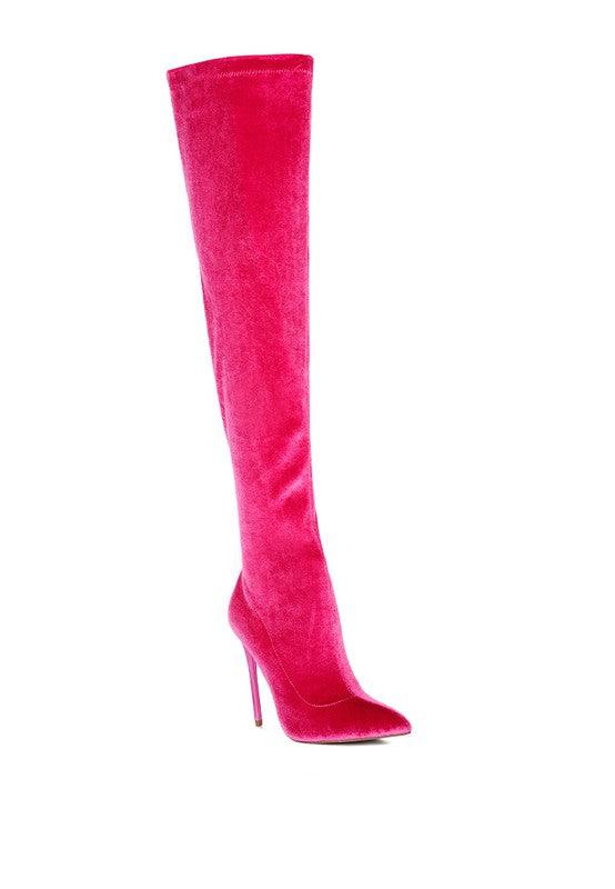 Madmiss Stiletto Calf Boots - Klazzi Fashion Boutique