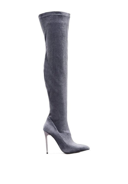 Madmiss Stiletto Calf Boots - Klazzi Fashion Boutique