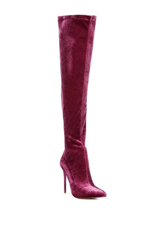 Madmiss Stiletto Calf Boots - Klazzi Fashion Boutique