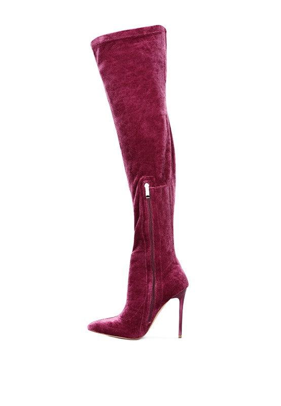 Madmiss Stiletto Calf Boots - Klazzi Fashion Boutique