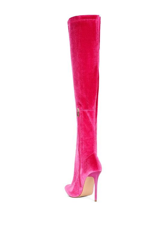 Madmiss Stiletto Calf Boots - Klazzi Fashion Boutique