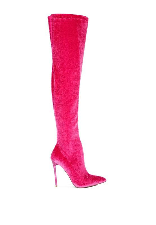 Madmiss Stiletto Calf Boots - Klazzi Fashion Boutique