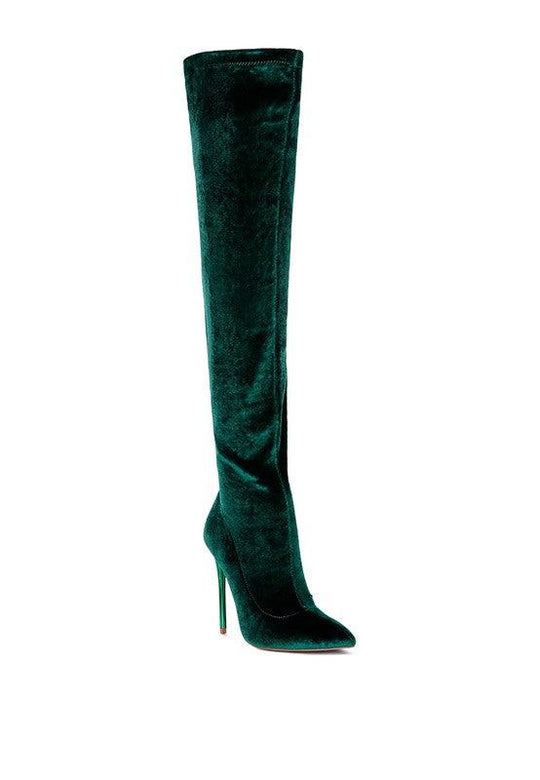 Madmiss Stiletto Calf Boots - Klazzi Fashion Boutique