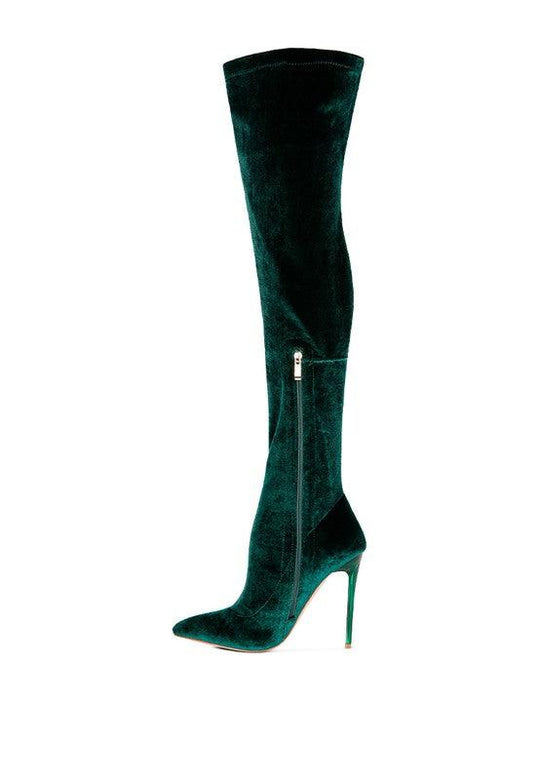 Madmiss Stiletto Calf Boots - Klazzi Fashion Boutique