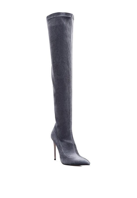 Madmiss Stiletto Calf Boots - Klazzi Fashion Boutique