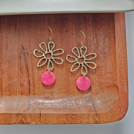 Maisy Hot Pink Earrings 