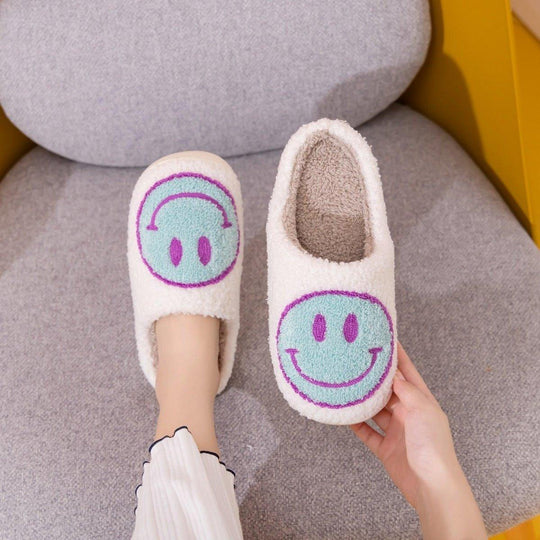 Melody Smiley Face Slippers - Klazzi Fashion Boutique