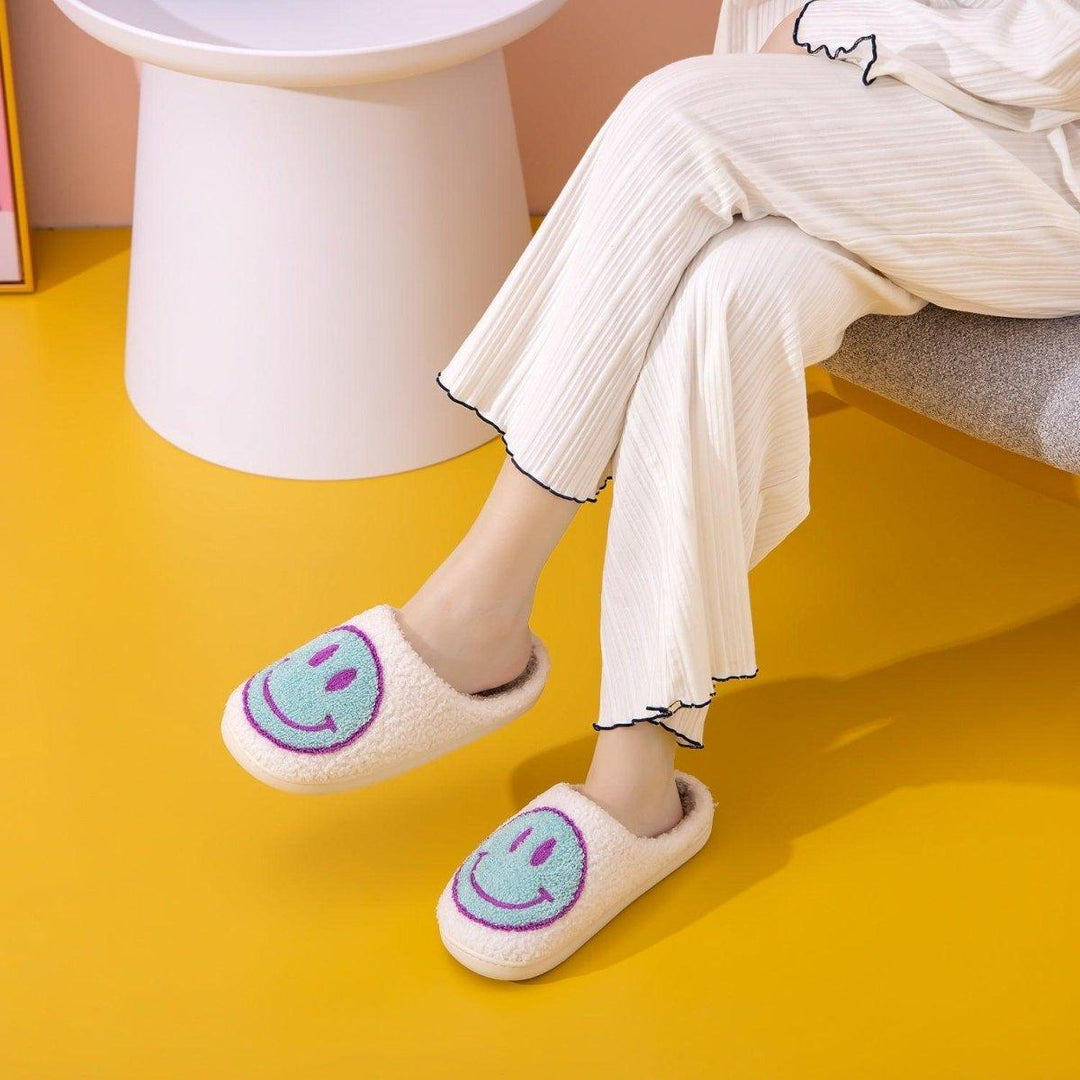 Melody Smiley Face Slippers - Klazzi Fashion Boutique