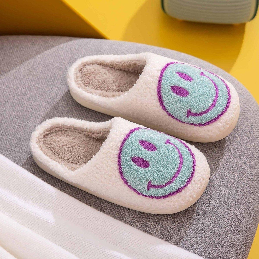 Melody Smiley Face Slippers - Klazzi Fashion Boutique