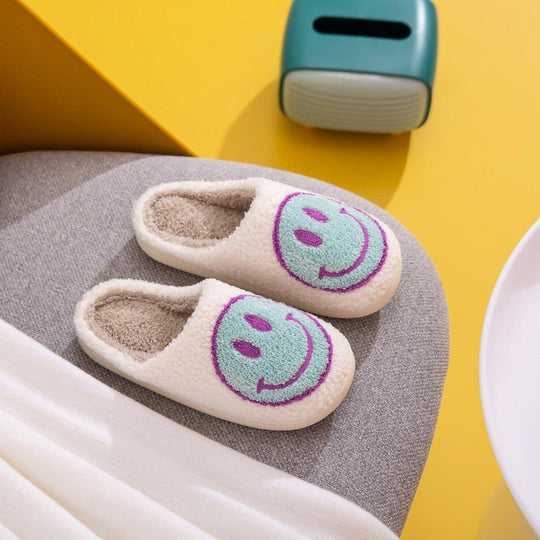 Melody Smiley Face Slippers - Klazzi Fashion Boutique