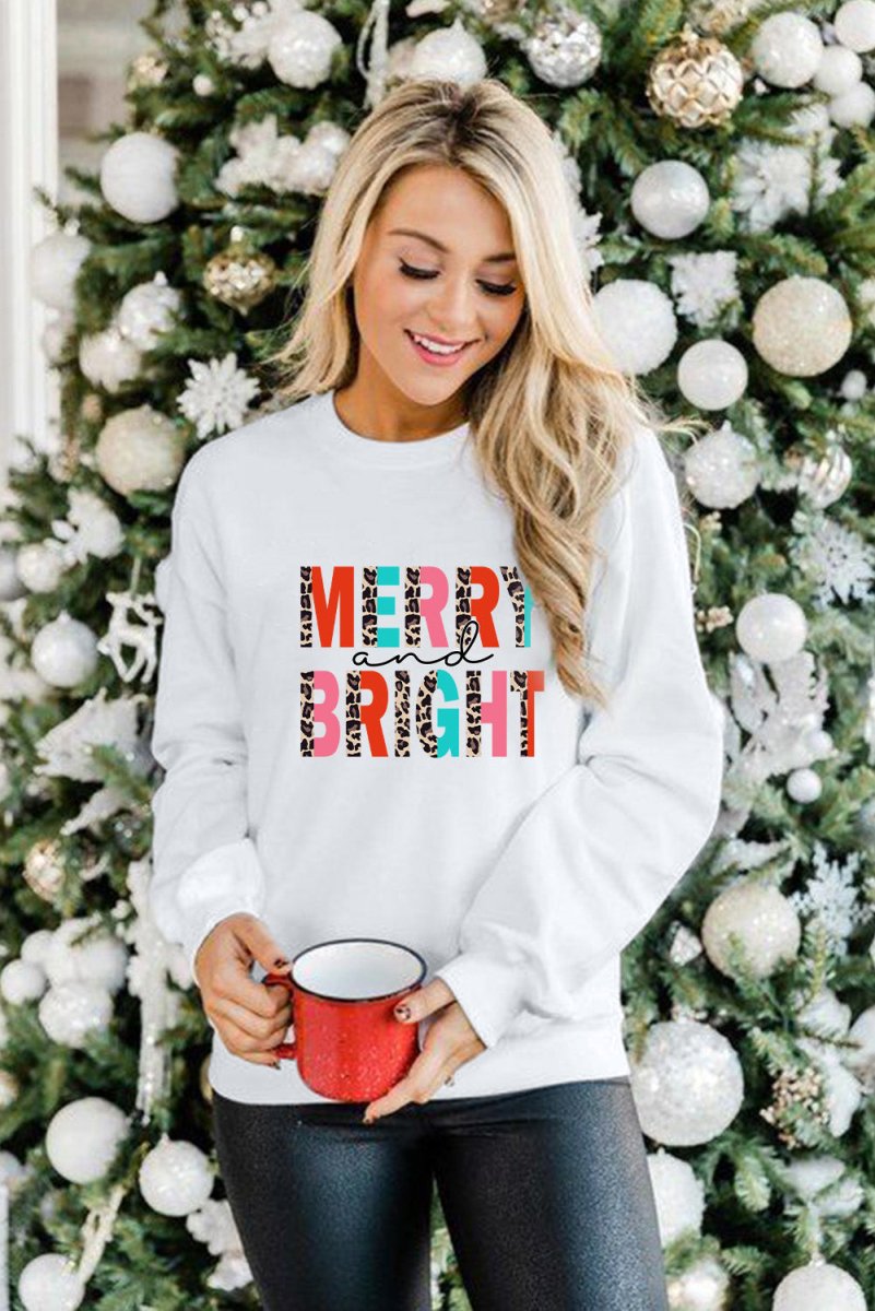 MERRY and BRIGHT Leopard Sweater - Klazzi Fashion Boutique