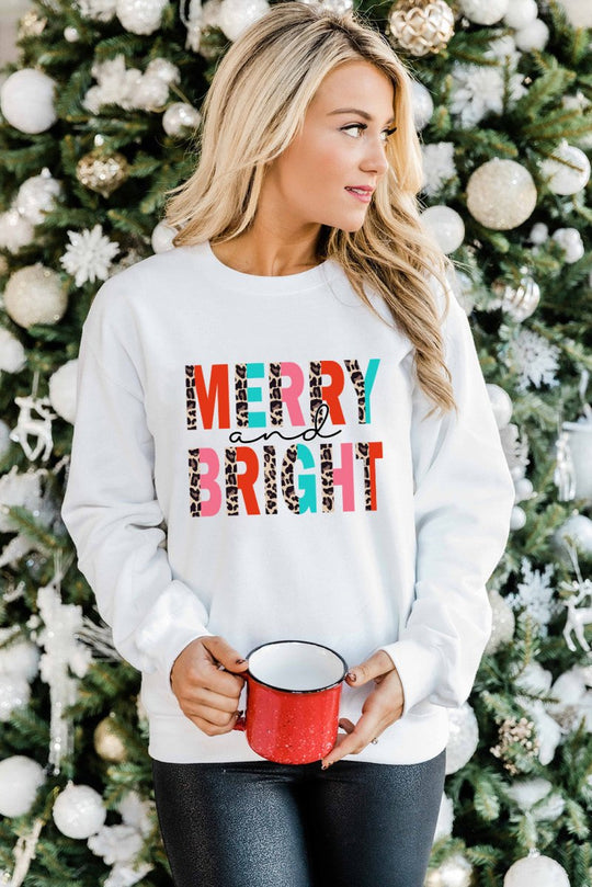 MERRY and BRIGHT Leopard Sweater - Klazzi Fashion Boutique