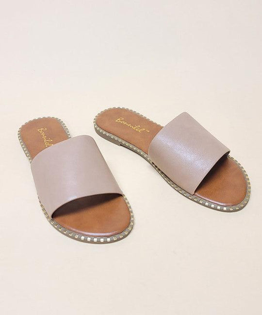 MINDY SLIDE SANDALS - Klazzi Fashion Boutique