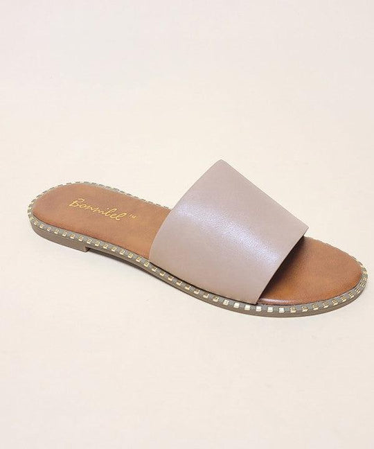 MINDY SLIDE SANDALS - Klazzi Fashion Boutique