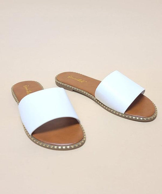 MINDY SLIDE SANDALS - Klazzi Fashion Boutique