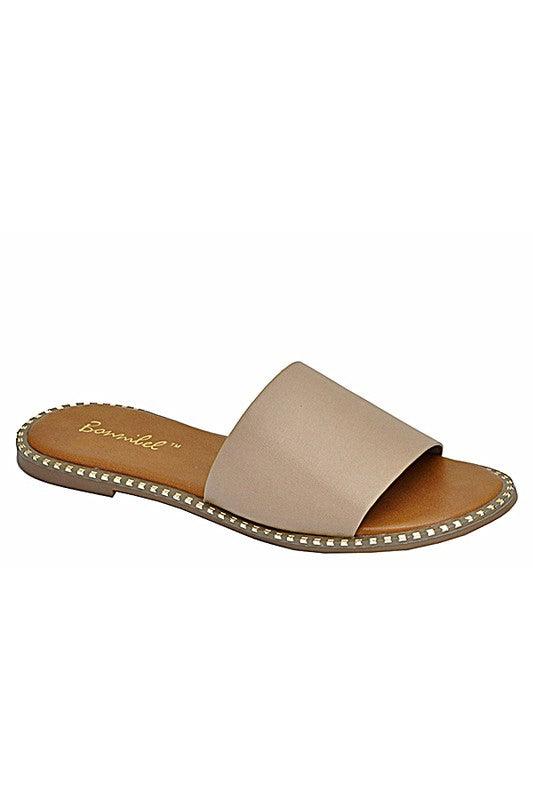 MINDY SLIDE SANDALS - Klazzi Fashion Boutique