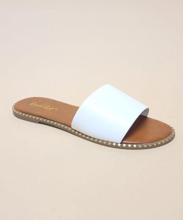 MINDY SLIDE SANDALS - Klazzi Fashion Boutique