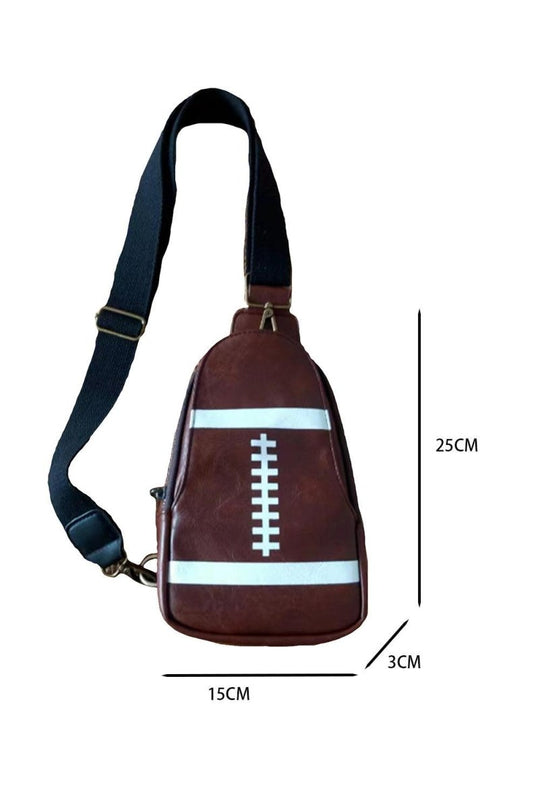 Mini Football Crossbody Backpack - Klazzi Fashion Boutique