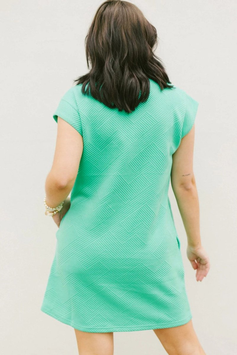 Mint Green T Shirt Dress - Klazzi Fashion Boutique