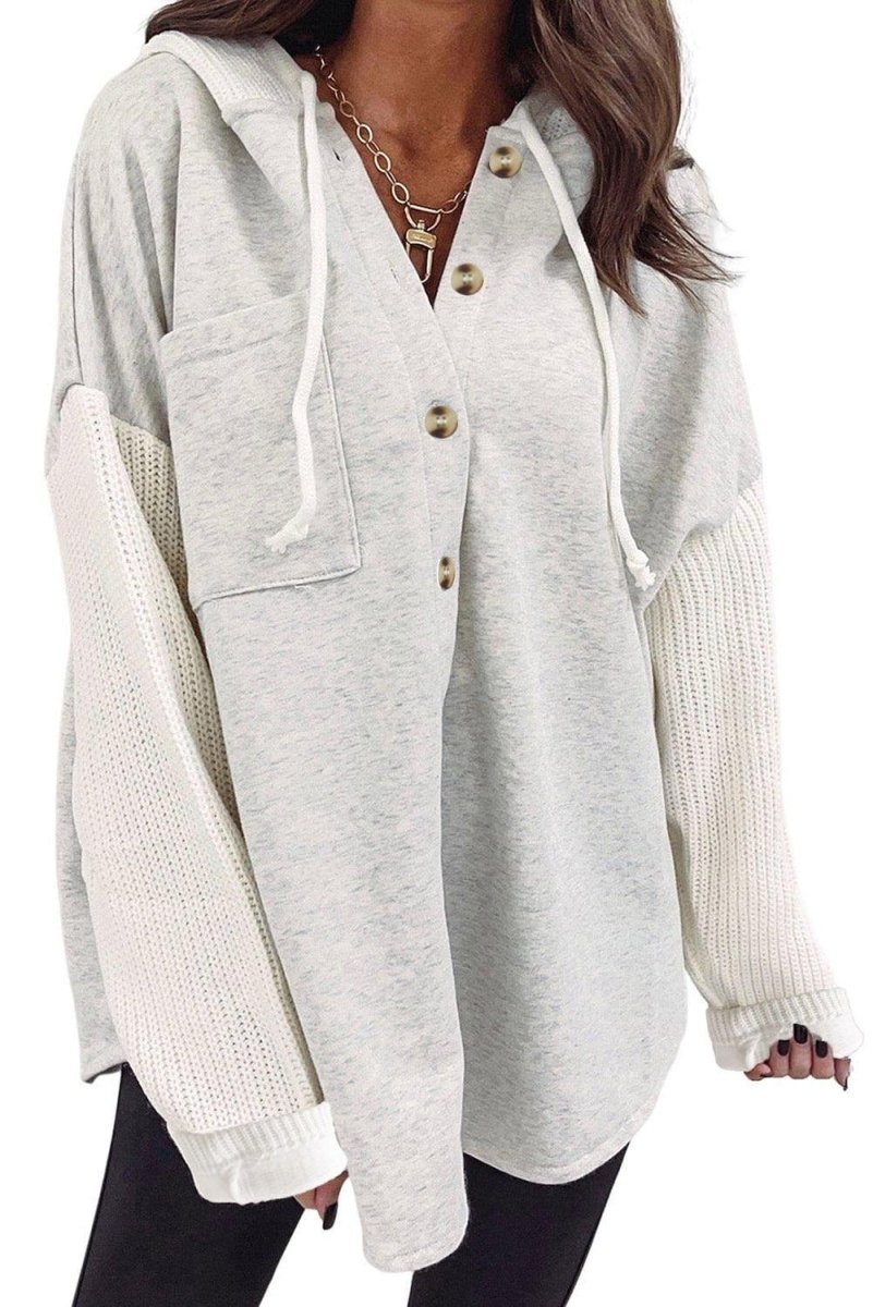 Molly Knitted Hooded Jacket - Klazzi Fashion Boutique