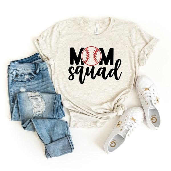 Mom Squad Baseball Graphic Tee