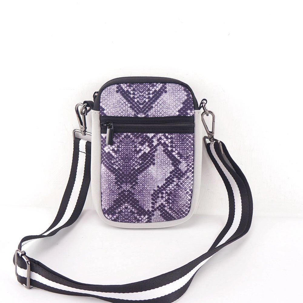 Neoprene Mini Crossbody Bag - Klazzi Fashion Boutique