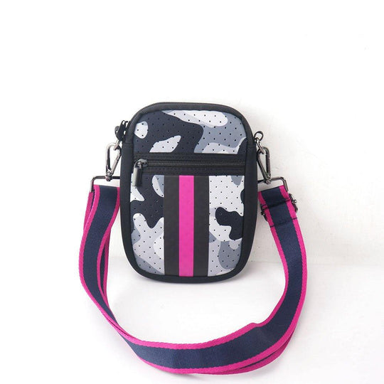 Neoprene Mini Crossbody Bag - Klazzi Fashion Boutique