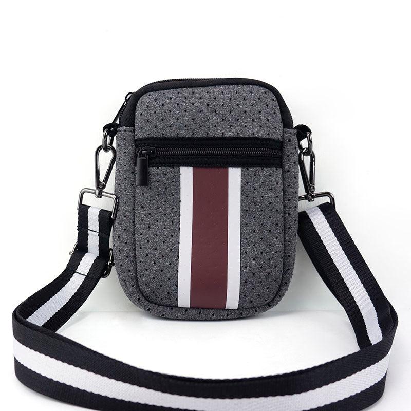 Neoprene Mini Crossbody Bag - Klazzi Fashion Boutique