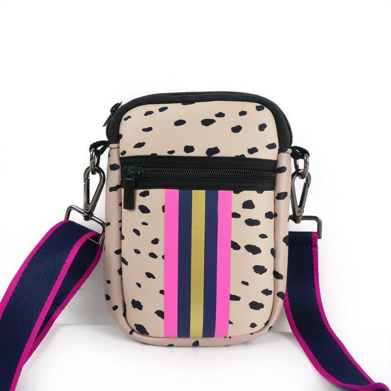 Neoprene Mini Crossbody Bag - Klazzi Fashion Boutique