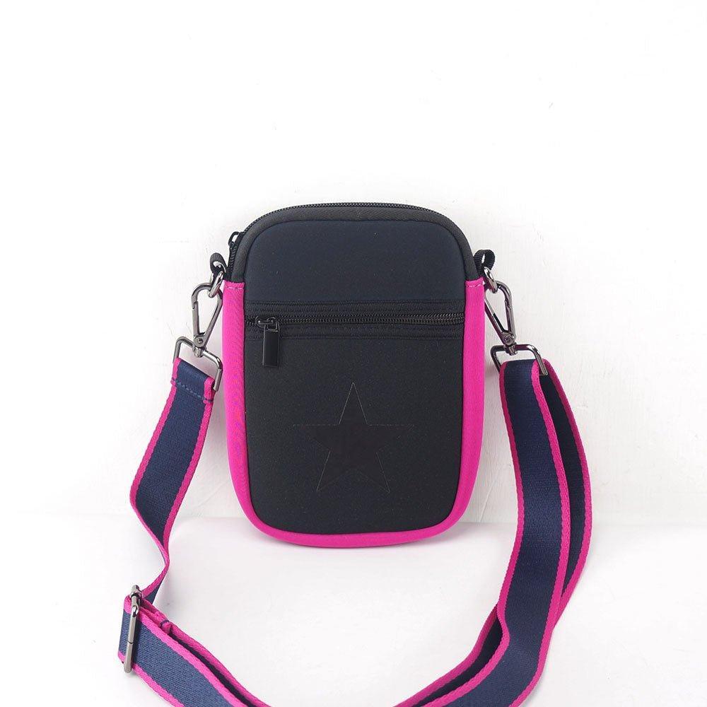 Neoprene Mini Crossbody Bag - Klazzi Fashion Boutique