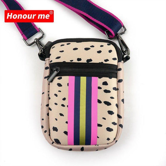 Neoprene Mini Crossbody Bag - Klazzi Fashion Boutique