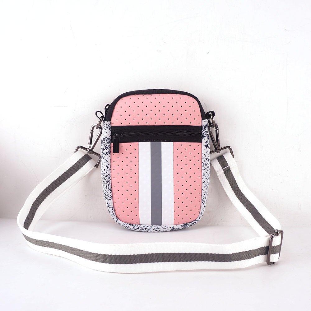 Neoprene Mini Crossbody Bag - Klazzi Fashion Boutique