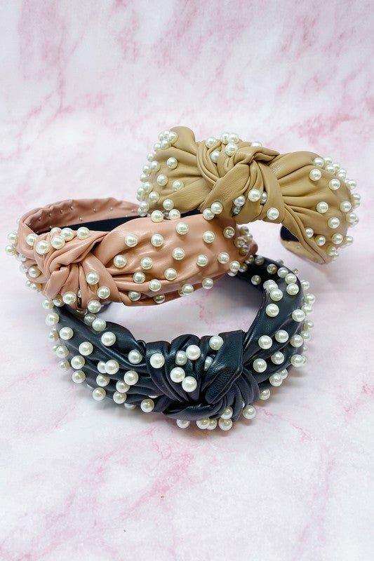 Pearl It Up Headband - Klazzi Fashion Boutique