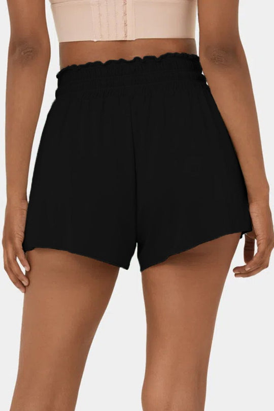 Petal Wrap Flowy Swim Shorts - Klazzi Fashion Boutique