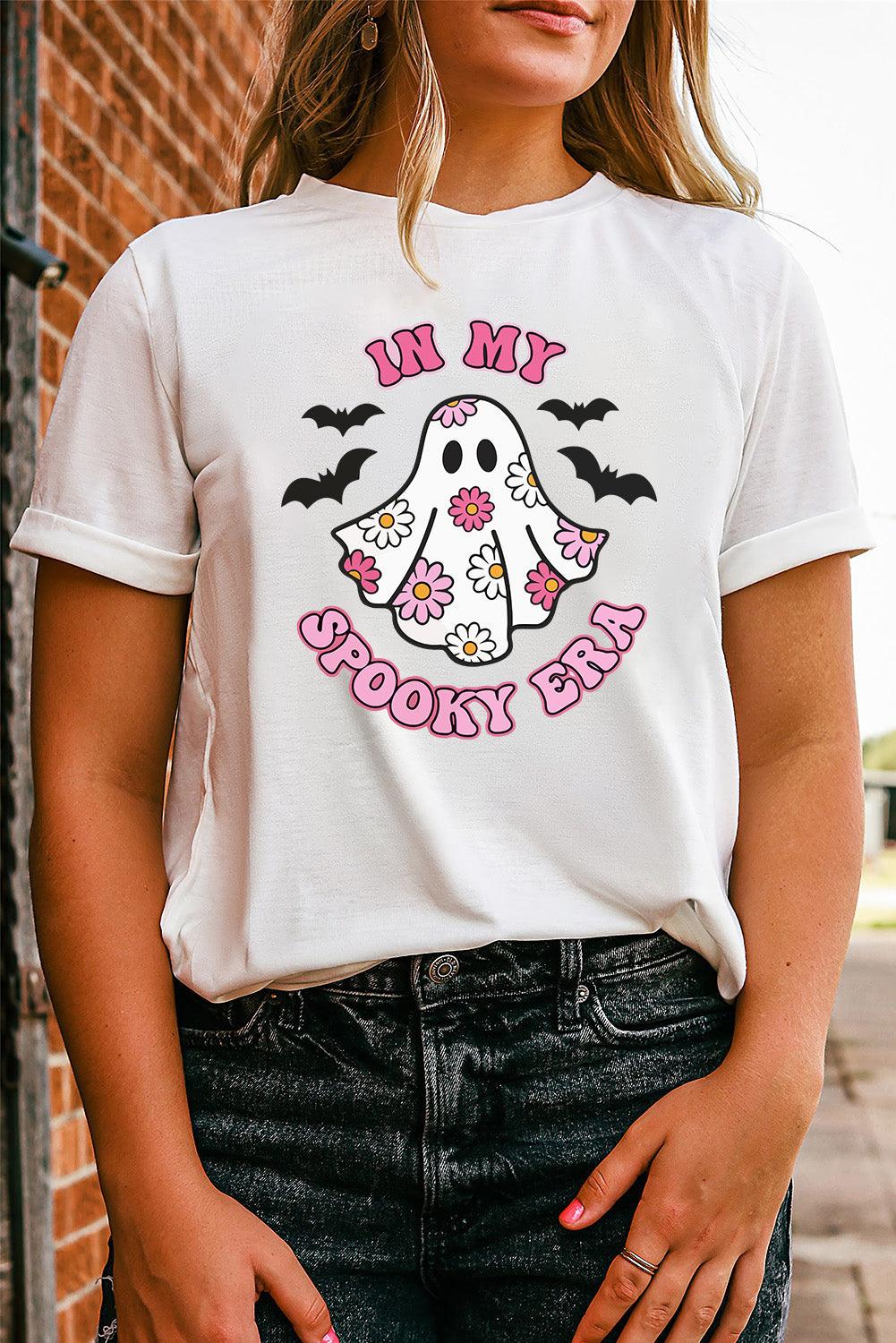  "IN MY SPOOKY ERA" Halloween Pink Tee