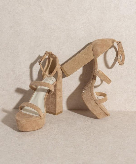 Raelynn Suede Platform Heels - Klazzi Fashion Boutique