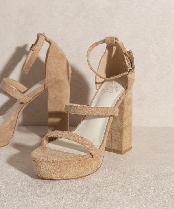 Raelynn Suede Platform Heels - Klazzi Fashion Boutique