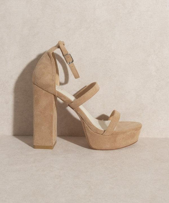 Raelynn Suede Platform Heels - Klazzi Fashion Boutique