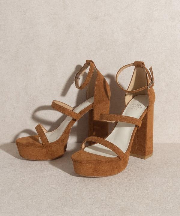 Raelynn Suede Platform Heels - Klazzi Fashion Boutique