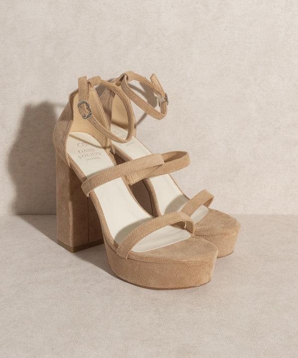 Raelynn Suede Platform Heels - Klazzi Fashion Boutique