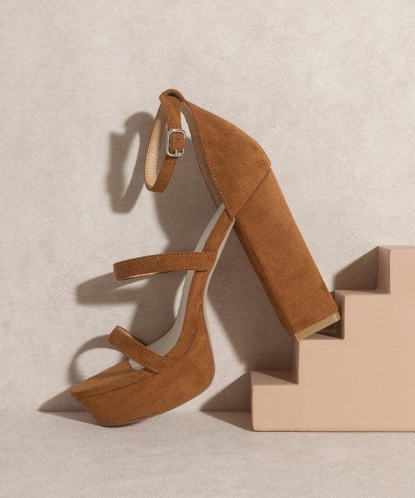 Raelynn Suede Platform Heels - Klazzi Fashion Boutique