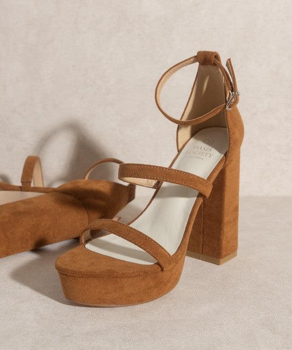 Raelynn Suede Platform Heels - Klazzi Fashion Boutique