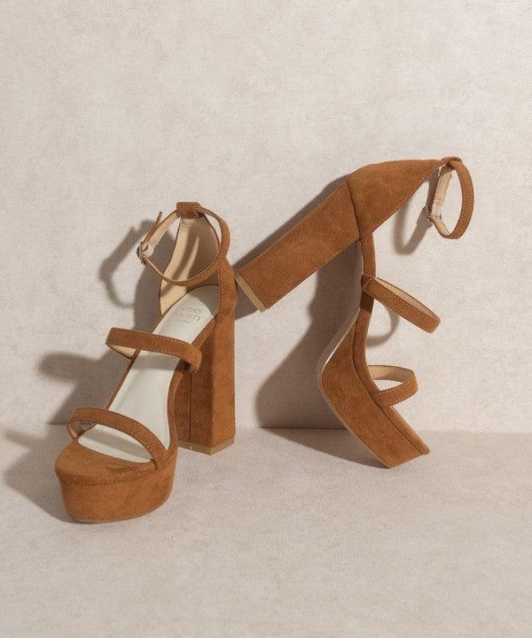 Raelynn Suede Platform Heels - Klazzi Fashion Boutique